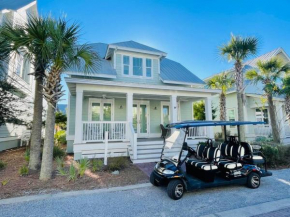 Sugar Beach 30A - 6 Seater Golf Cart - 2 Bikes - Dog OK - The BIG CHILL - Prominence - 5 Mins to BEACH - Huge Front Porch - Bunk Room.